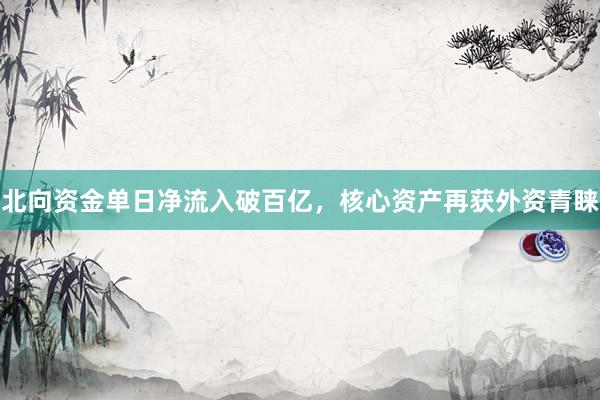 北向资金单日净流入破百亿，核心资产再获外资青睐